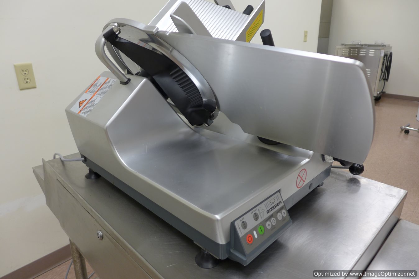 Bizerba GSPHD Automatic Gravity Meat Cheese Deli Slicer, Sharpener