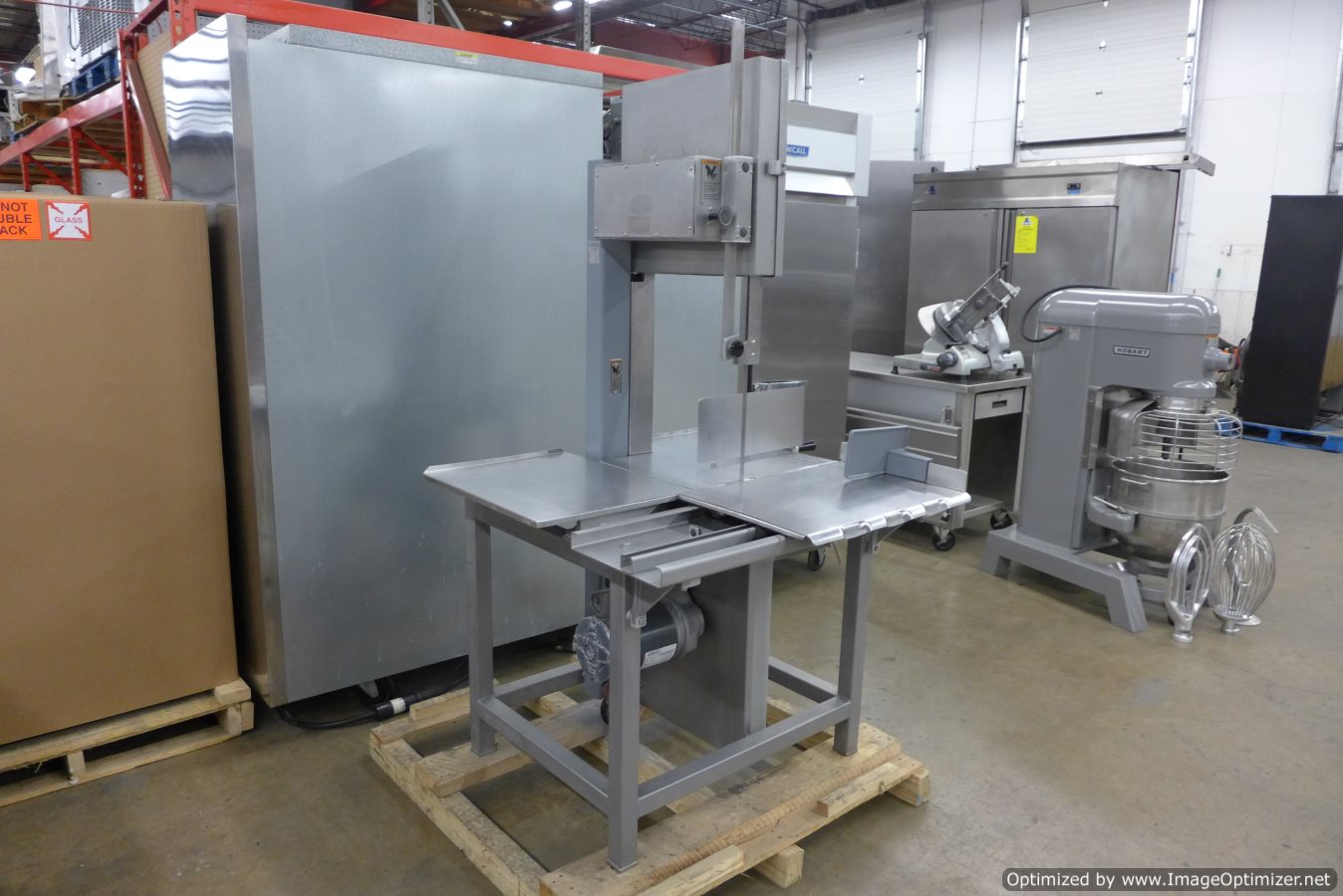 Hobart 6801 142" Meat Saw 3 HP 220/3 Ph Commercial Butcher Beef Slicer