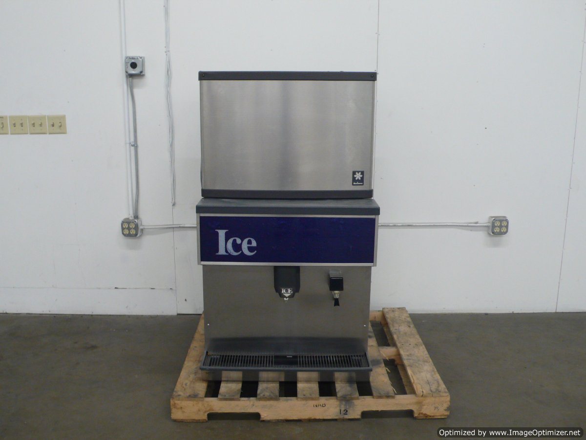 Manitowoc QD0452A 450 lb Air Cooled Dice Ice Cube Machine w/ Water