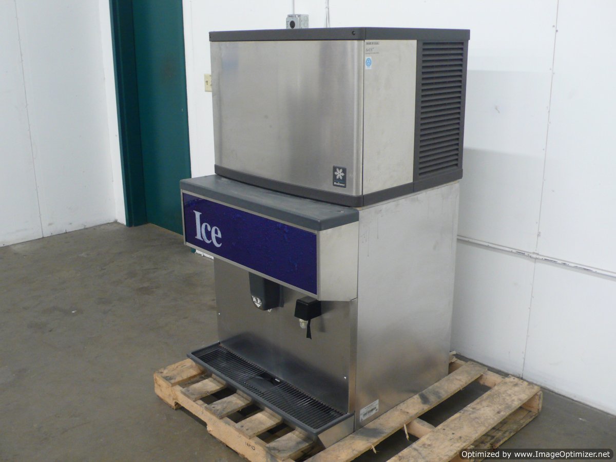 Manitowoc QD0452A 450 lb Air Cooled Dice Ice Cube Machine w/ Water